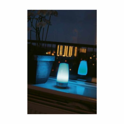 Leuchtendes Farbenspiel Ambiente in blau