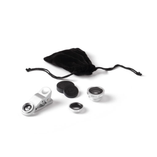 Smartphone Objektiv Set silber