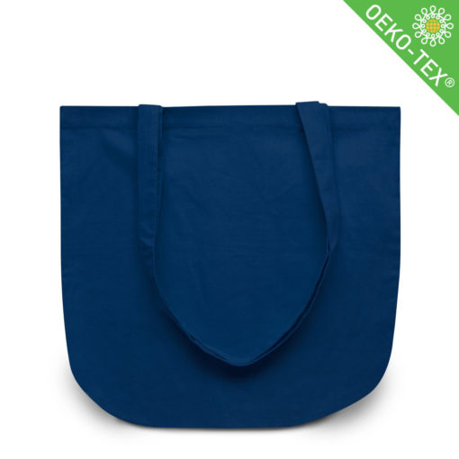 Baumwolltasche groß mit langen Henkel in blau