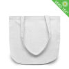 Baumwolltasche groß mit langen Henkel in weiss