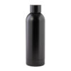Edelstahl Trinkflasche in schwarz