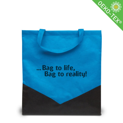 Mittlere Tasche mit kurzen Griffen und Beispieldruck