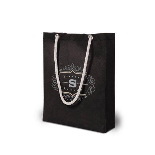 Non-Woven Tasche BAG - schwarz mit Druck