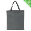 Non Woven (Vlies) Mittlere Tasche mit langen Griffen in anthrazit