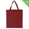 Non Woven (Vlies) Mittlere Tasche mit langen Griffen in dunkelrot