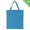 Non Woven (Vlies) Mittlere Tasche mit langen Griffen in hellblau