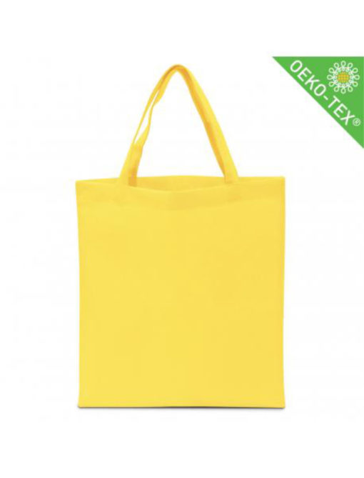 Non Woven (Vlies) Mittlere Tasche mit langen Griffen in hellgelb