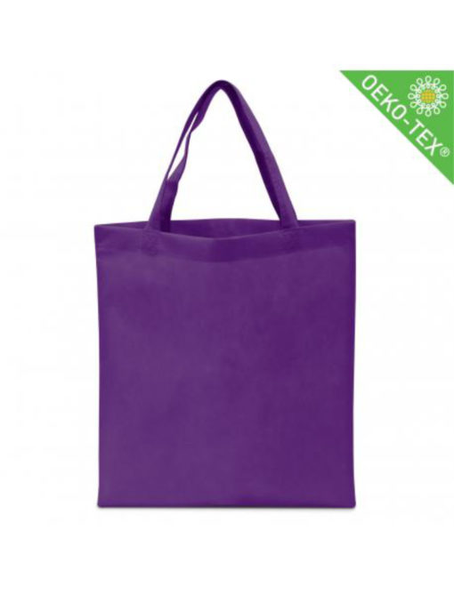 Non Woven (Vlies) Mittlere Tasche mit langen Griffen in lila