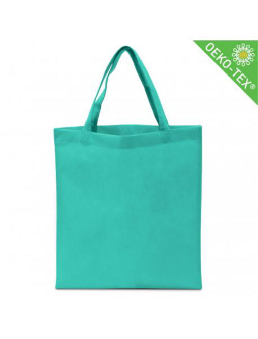 Non Woven (Vlies) Mittlere Tasche mit langen Griffen in mint
