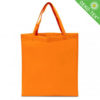 Non Woven (Vlies) Mittlere Tasche mit langen Griffen in orange