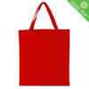 Non Woven (Vlies) Mittlere Tasche mit langen Griffen in rot