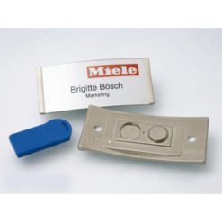 Namensschild mit Magnet und Acrylglasscheibe