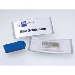 Namensschild mit Magnet bunt