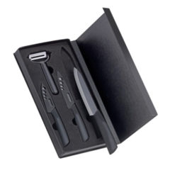 Keramik Messer-Set schwarz 4-teilig