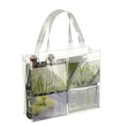 Stabile transparente Messetasche
