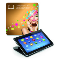 Display- / Brillenputztuch Microfaser Round-Cut