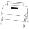 American-BBQ-Grill zusammenklappbar