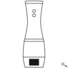 Elektrische Salz-Pfeffer-Mühle mit Keramikmahlwerk