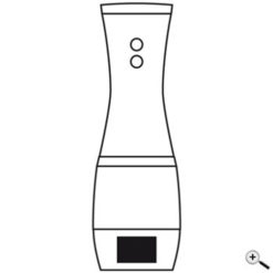 Elektrische Salz-Pfeffer-Mühle mit Keramikmahlwerk