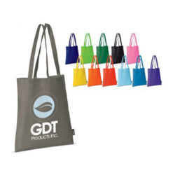 Farbige Tasche mit langen Henkeln