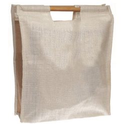 Jute-Tasche mit Bambusgriffen