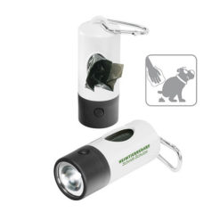 Gassi-Taschenlampe mit Kotbeuteln