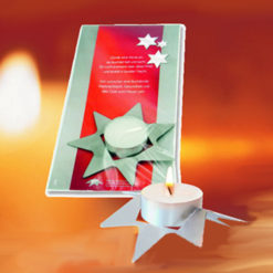 Weihnachtskarte Sternenlicht