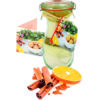 Weckglas mit Cookie-Backmischung