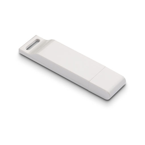 Flacher USB-Stick mit Klavierlack Oberfläche - inkl. 3-farbigem Druck