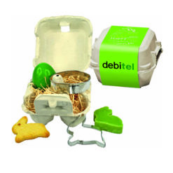 Ostereikarton mit Geschenkidee