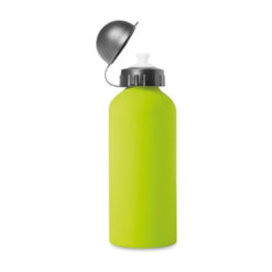 Gummierte Aluminium-Trinkflasche