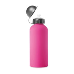 Gummierte Aluminium-Trinkflasche