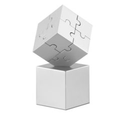 Puzzle-Briefbeschwerer
