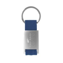 Schlüsselanhänger aus Stahl und farbigem Nylon