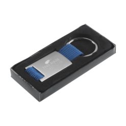 Schlüsselanhänger aus Stahl und farbigem Nylon
