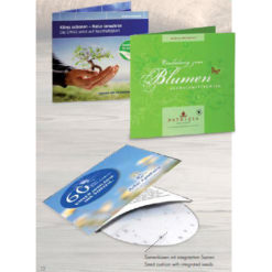 Grußkarte Natur mit Samenkissen - Ideal für Mailing-Aktionen