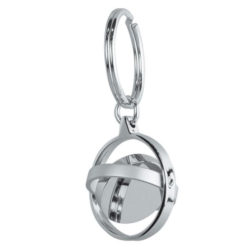 Runder Metall Schlüsselanhänger