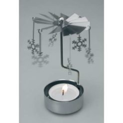 Brennendes Weihnachtskarussell