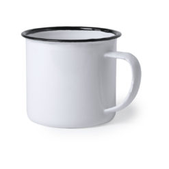 Retro Metall-Tasse BUDGET mit Sublimationsdruck