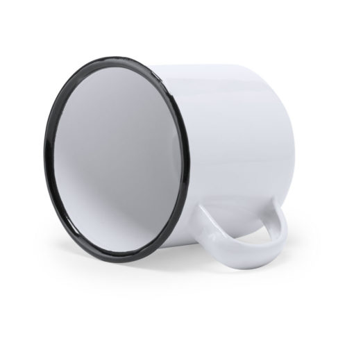 Retro Metall-Tasse BUDGET mit Sublimationsdruck