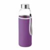 Glasflasche mit Neopren-Schutzhülle