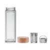 Borosilikat - Glasflasche mit Teesieb