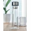 Thermoflasche Borosilikat-Glas mit Temperaturanzeige