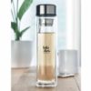 Thermoflasche Borosilikat-Glas mit Temperaturanzeige