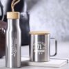 Thermobecher aus Edelstahl