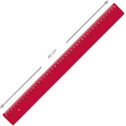 Lineal aus Kunststoff 40 cm