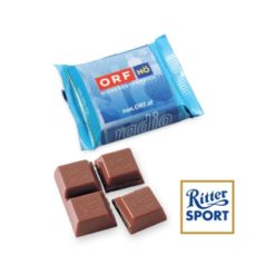 Weihnachtsmann oder Ihr Logo auf der Ritter Sport