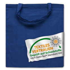 Baumwolltasche 2 kurze Henkel bunt