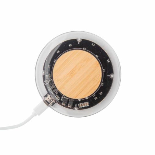 Bambus Wireless Charger Look Inside von oben