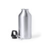 Discount Werbeartikel - Trinkflasche recyceltes Aluminium 400 ml - mit Karabiner